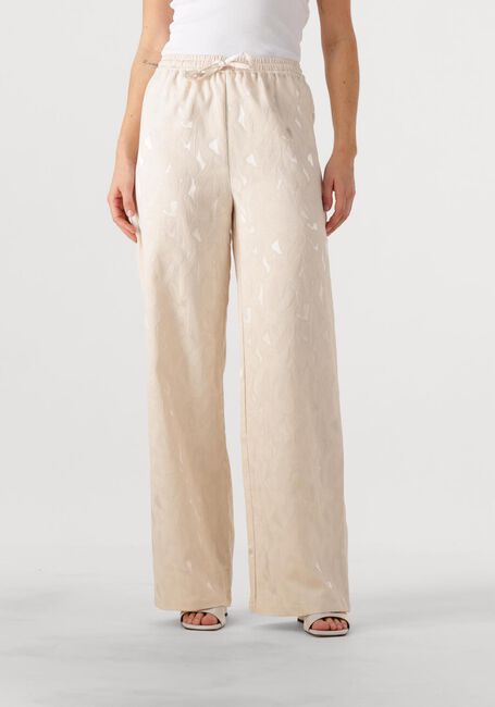 AMAYA AMSTERDAM Pantalon large MAVIS en beige - large