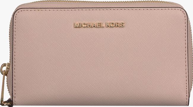 MICHAEL KORS Porte-monnaie LG FLAT MF PHONE CASE en rose - large