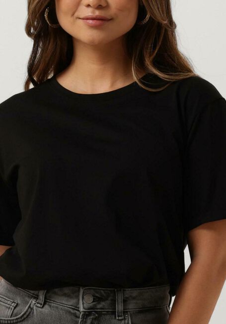 Zwarte MSCH COPENHAGEN T-shirt MSCHTERINA ORGANIC TEE - large
