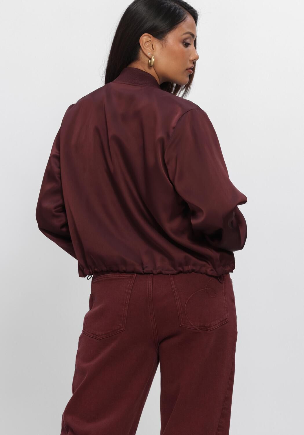 NUKUS Jack DENA JACKET SHINY Bordeaux - large