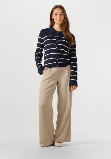 Donkerblauwe Y.A.S. Vest YASLIMANA LS KNIT CARDIGAN S. - large