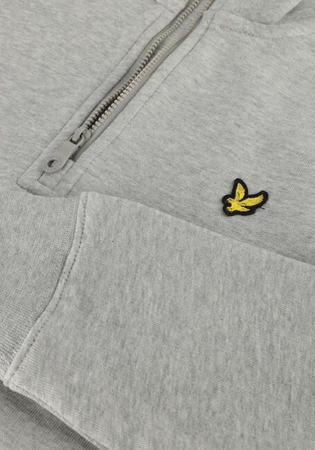 LYLE & SCOTT Pull QUARTER ZIP PULLOVER Gris clair - large