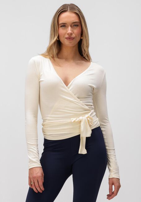 NEO NOIR Gilet NIA JERSEY WRAP BLOUSE Blanc - large