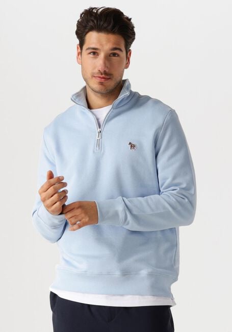 PS PAUL SMITH Pull MENS LS REG FIT HALF ZIP TOP ZEBRA en bleu - large