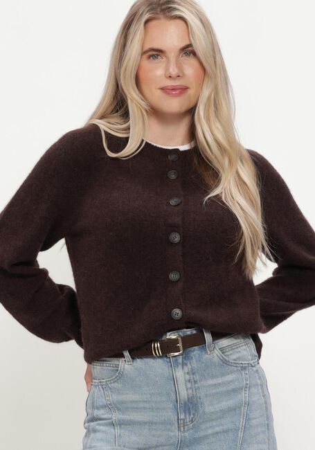 Bruine Y.A.S. Vest YASJOHI LS WOOL BLEND CARDIGAN - large