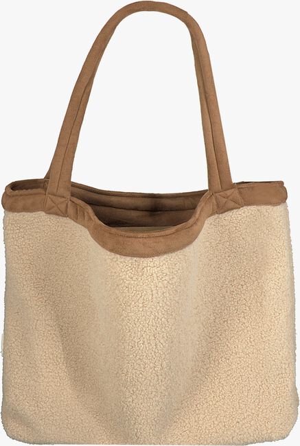STUDIO NOOS Shopper TEDDY LAMMY MOM-BAG en beige  - large