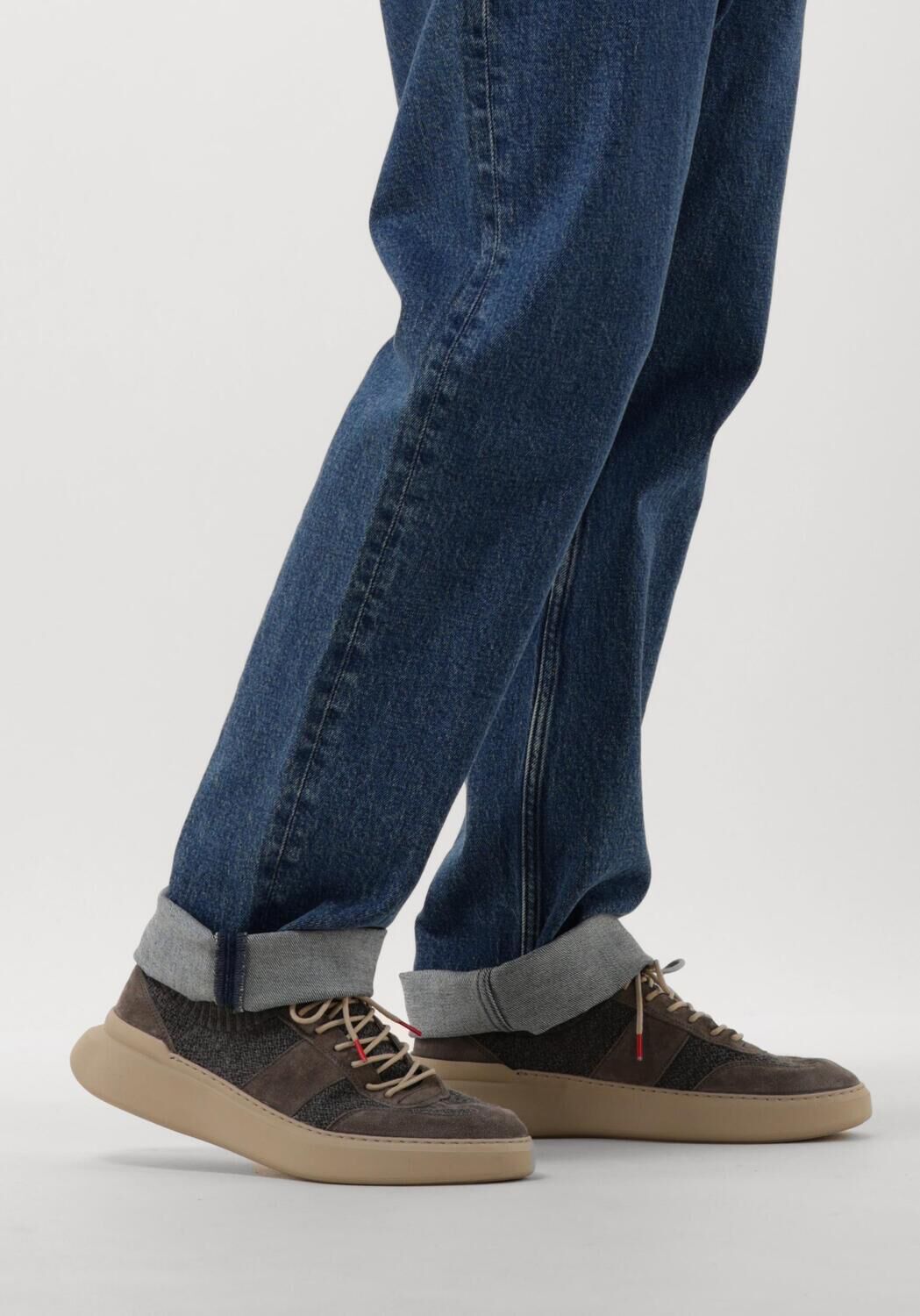 NOKWOL Baskets basses RONDA KNIT en gris - large