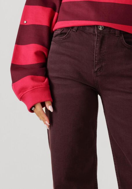 Bordeaux FABIENNE CHAPOT Flared jeans THEA WIDE LEG JEANS - large