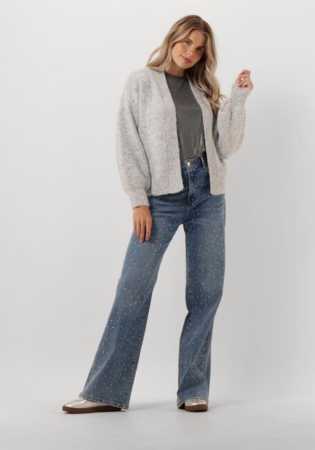 Witte SUMMUM Vest PUFF SLEEVE CARDIGAN COZY MELANGE KNIT - large