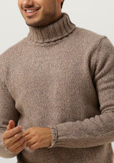 DSTREZZED Col roulé OVE TURTLE NECK en marron - large