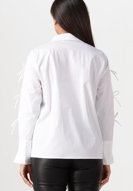 Witte CO'COUTURE  POPPY TIE SLEEVE SHIRT - large