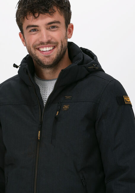 PME LEGEND Veste matelassé SEMI LONG JACKET STRATOR MELAN en noir - large