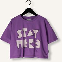 CALL ME FRANKIE T-shirt STAY HERE T-SHIRT en violet CALL ME FRANKIE T-shirt STAY HERE T-SHIRT en violet - medium