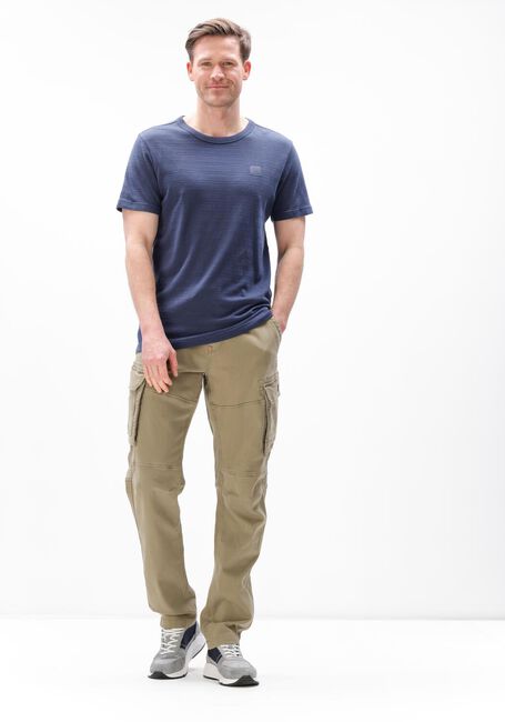 PME LEGEND T-shirt JACQUARD STRIPED en bleu - large