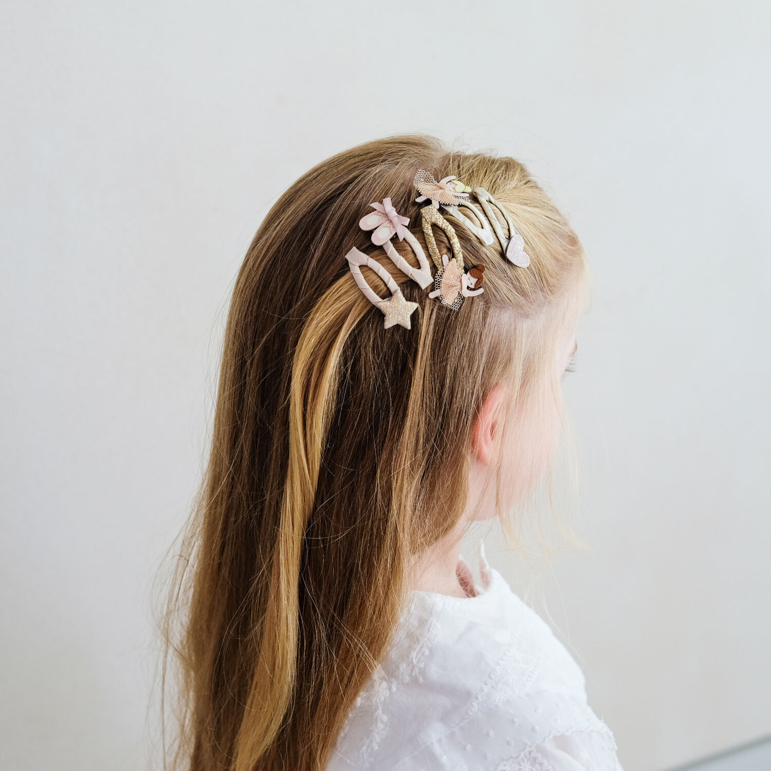 Beige Mimi & Lula Haaraccessoires BALLERINA MINI CLIPS - large