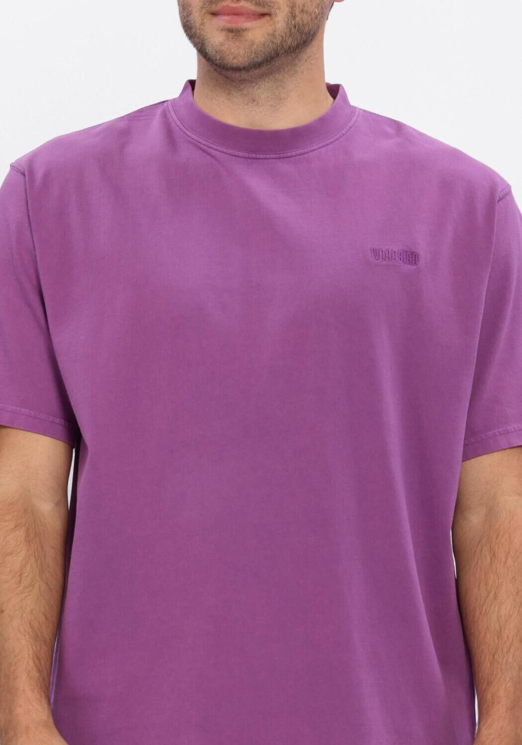 WOODBIRD T-shirt WBBAINE WARP ACID TEE en violet - large