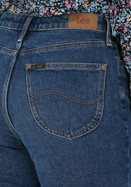LEE Straight leg jeans CAROL (REGULAR STRAIGHT CROPPE en bleu - large
