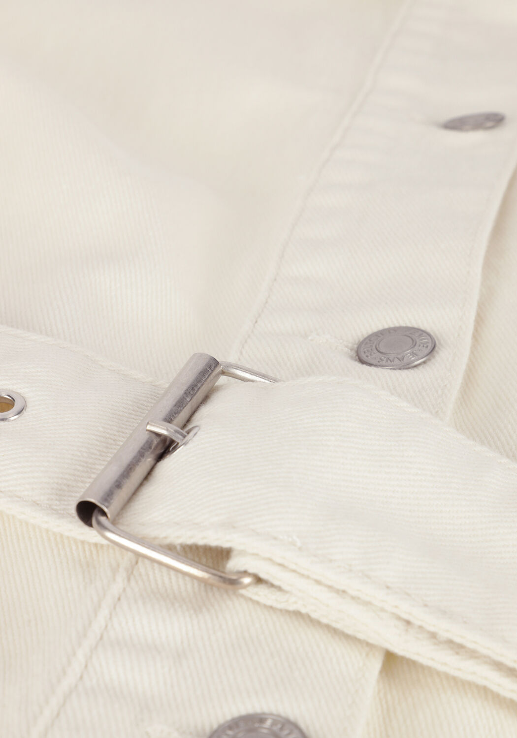 SELECTED WOMEN Gilet SLFVINNIE DENIM WHITE VEST en blanc - large