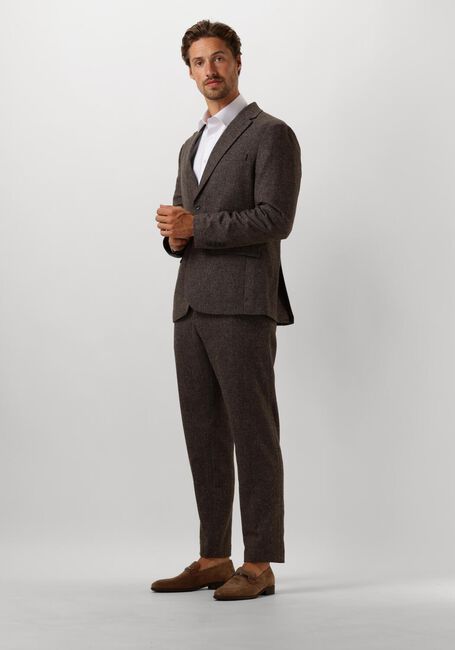 Bruine SELECTED HOMME Pantalon SLHSLIM-REED WOOL TRS - large