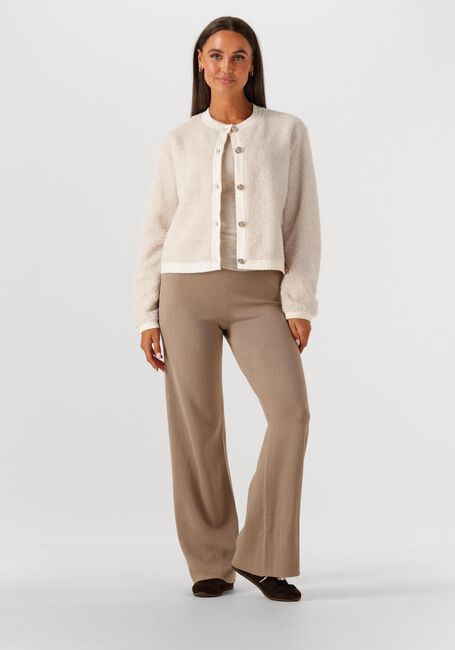 Zand Y.A.S. Wijde broek YASFONNY HW KNIT PANT S. - large