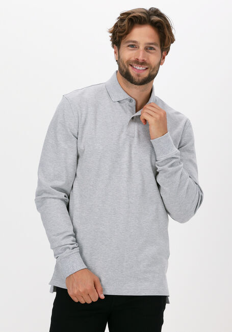 TOMMY HILFIGER Polo 1985 SLIM LS POLO Gris clair - large