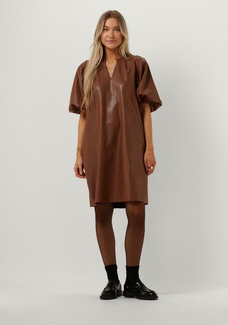 PENN & INK Mini robe W23N1410 en camel - large