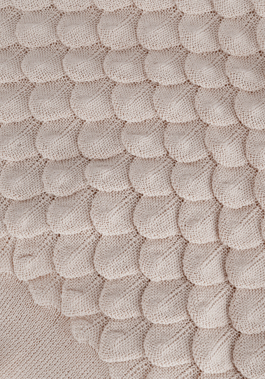 Beige OBJECT Trui FRIELLE 2/4 KNIT PULLOVER - large