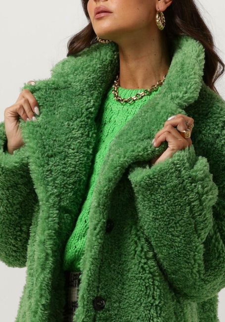 Groene BEAUMONT Faux fur jas SASHA - large