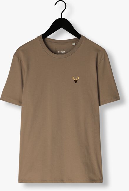STRØM Clothing T-shirt T-SHIRT en taupe - large