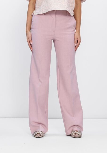 SELECTED WOMEN Pantalon large SLFRITA MW WIDE PANT MEL en taupe - large