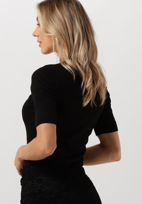 CO'COUTURE Haut GRANNY LOGO TEE en noir - large