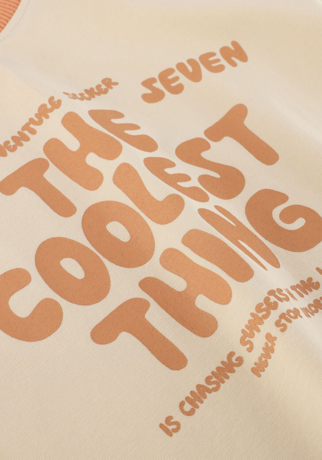 DAILY7 T-shirt T-SHIRT PRINT en beige - large