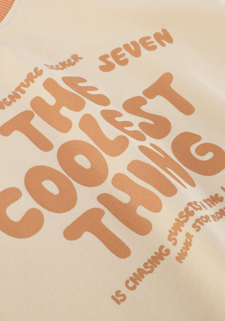 DAILY7 T-shirt T-SHIRT PRINT en beige - large