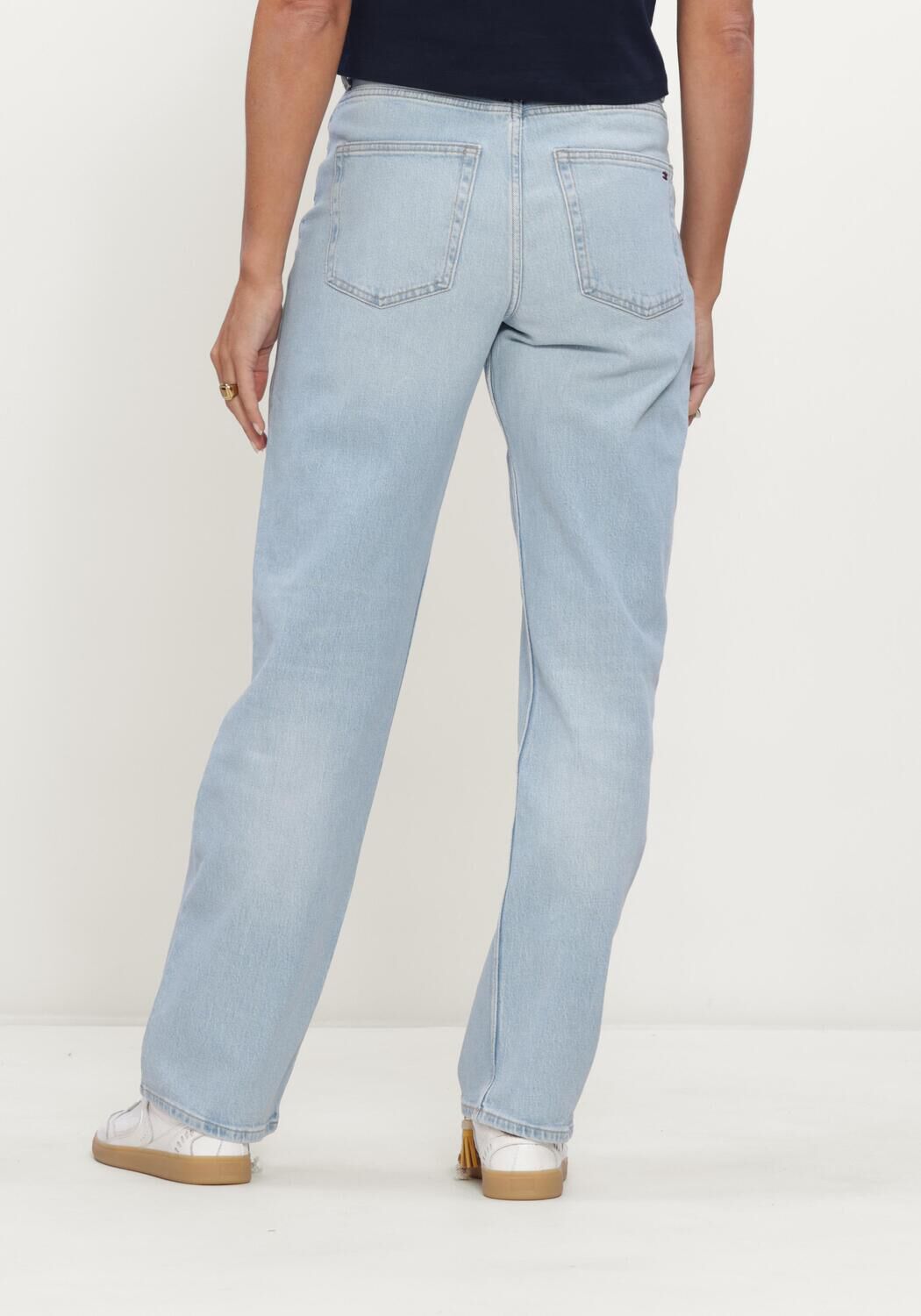 Lichtblauwe TOMMY JEANS Jeans LAYLA HR SLIM STR BJ0111 CO - large