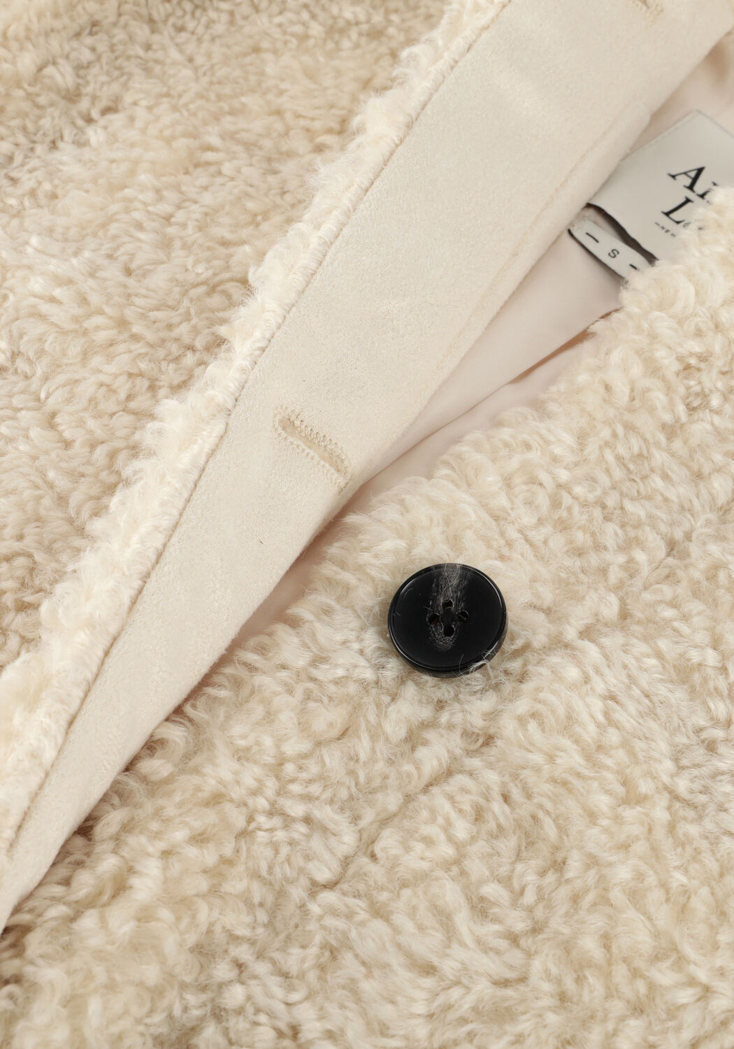 ANOTHER LABEL Gilet MICHELLE JACKET S/L Cr&egrave;me - large