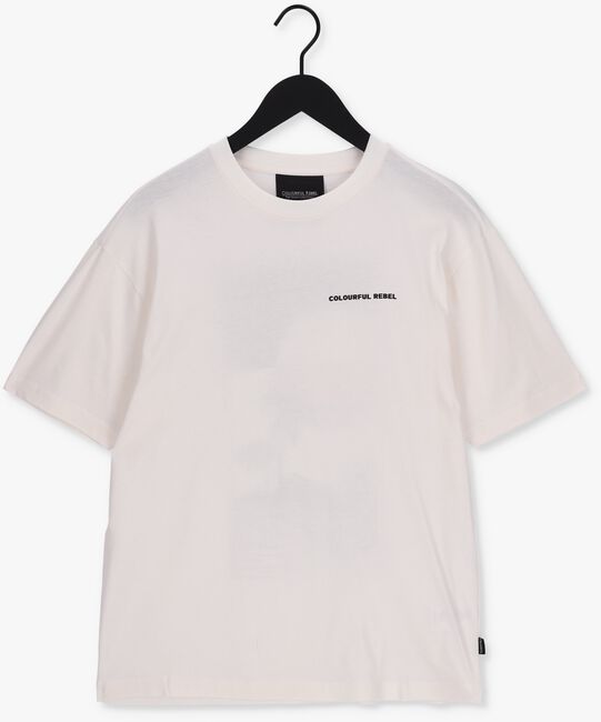 COLOURFUL REBEL T-shirt SUNSET BACK PRINT BASIC TEE Blanc - large