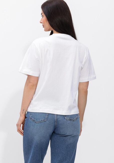 CALVIN KLEIN T-shirt SS BOXY GRAPHIC T-SHIRT en blanc - large