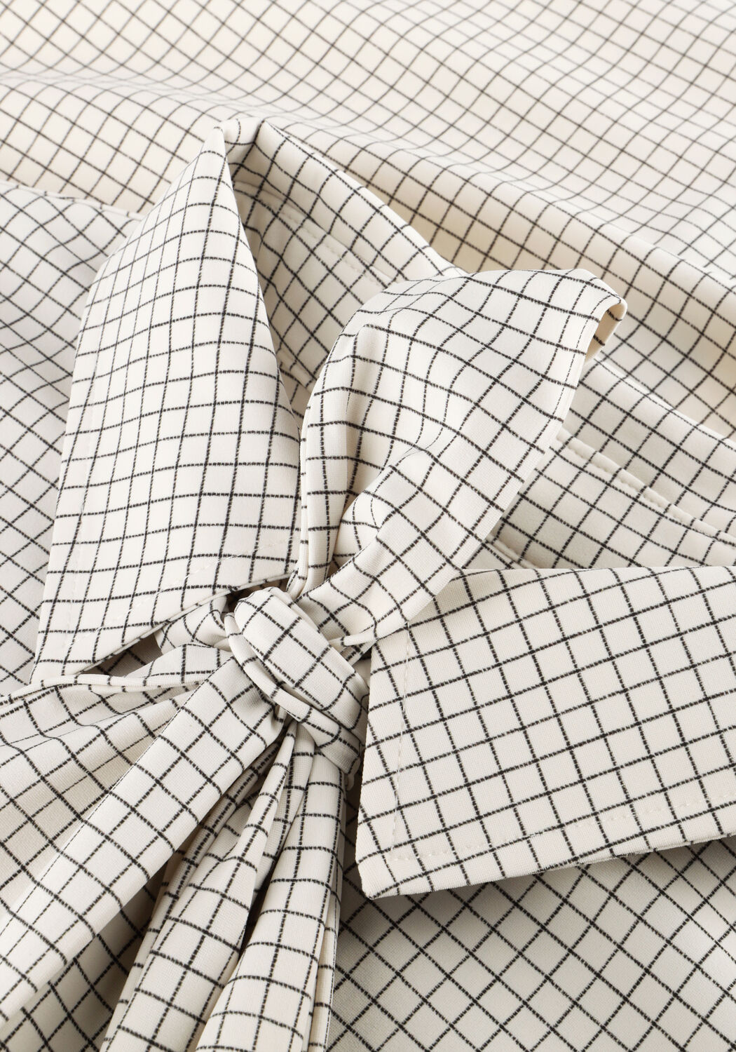 Gebroken wit STUDIO ANNELOES  HOLLIS DOT CHECK BLOUSE - large