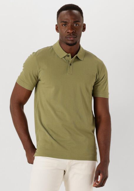 Khaki BOSS BLACK Polo PALLAS - large