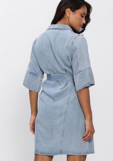 ANOTHER LABEL Mini robe ALGENIVEE DRESS S/S Bleu clair - large