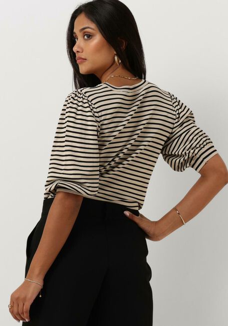 JANSEN AMSTERDAM K136 KNIT TOP 3/4 SLEEVE Hauts & T-shirts en noir - large
