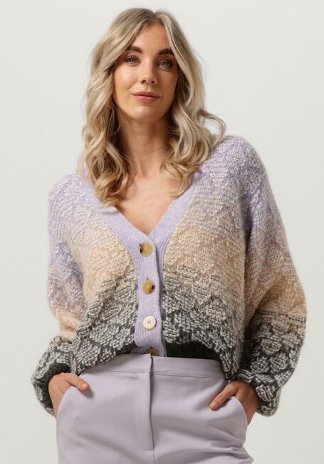 SECOND FEMALE Gilet IRINA KNIT CARDIGAN Lilas - large