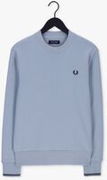 FRED PERRY Pull CREW NECK SWEATSHIRT Bleu clair