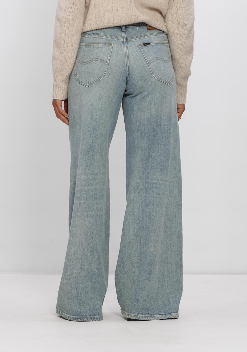 LEE Wide jeans HOPE Bleu clair - large