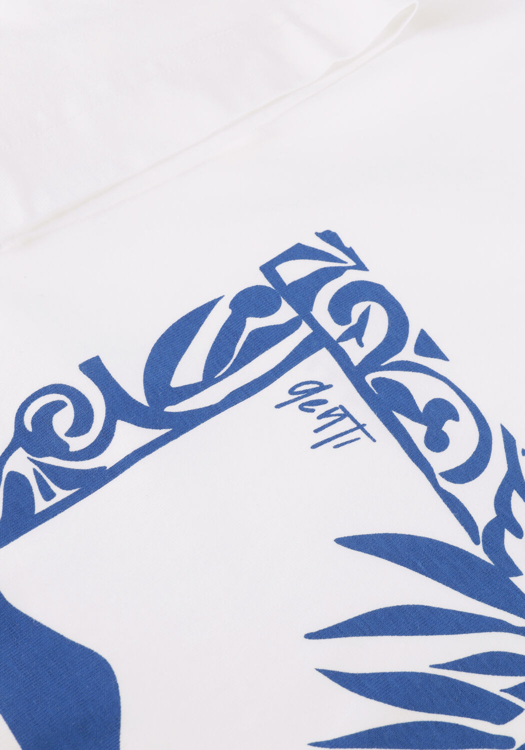 GENTI T-shirt T-SHIRT SS 1223 en blanc - large