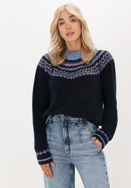 Blauwe LOLLYS LAUNDRY Trui LANA JUMPER - large