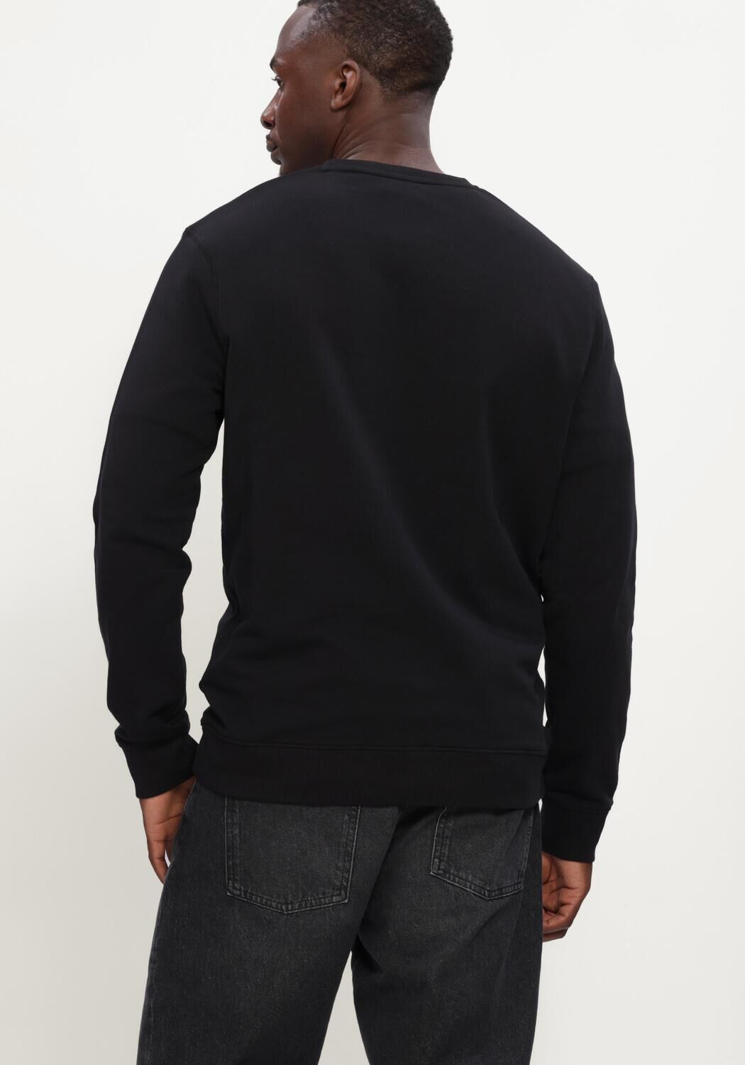 LYLE & SCOTT Chandail CREW NECK SWEATSHIRT en noir - large