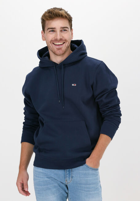 Donkerblauwe TOMMY JEANS Sweater TJM REGULAR FLEECE HOODIE - large