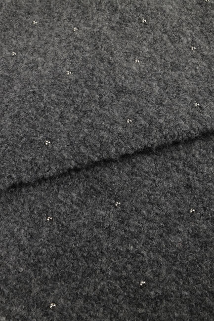 Donkergrijze STUDIO AR Sjaal ALICE BOUCLE KNIT - large