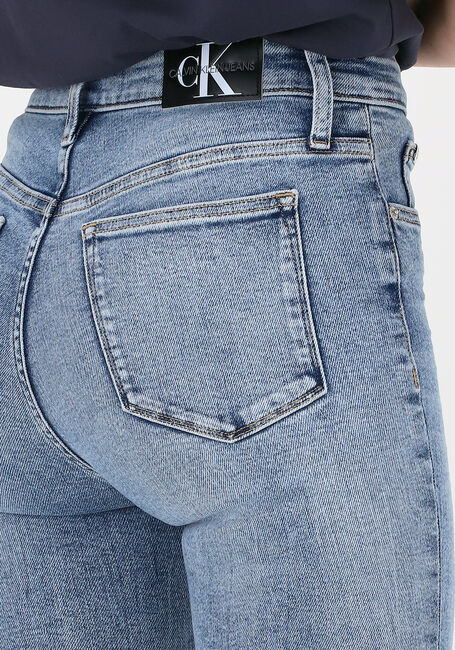 Blauwe CALVIN KLEIN Skinny jeans HIGH RISE SUPER SKINNY ANKLE - large